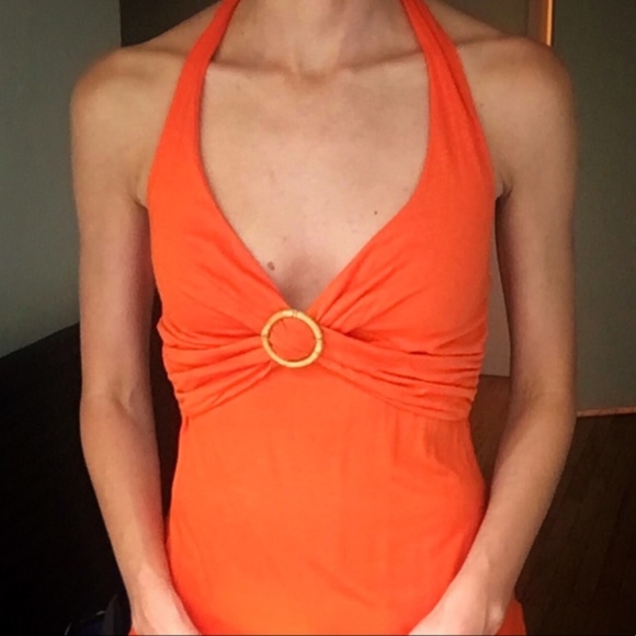 Banana Republic Tops - NWT Banana Republic halter top - orange SALE